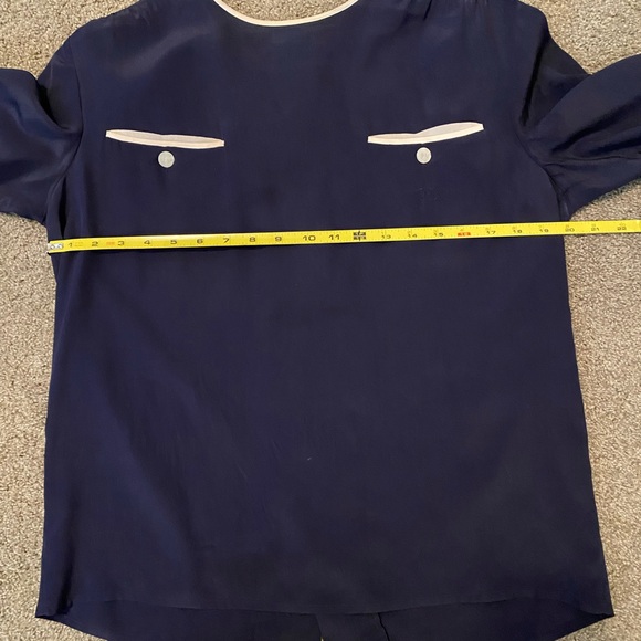 Celine Paris Vintage Silk Blouse Size 40. (6-8) - Picture 6 of 9